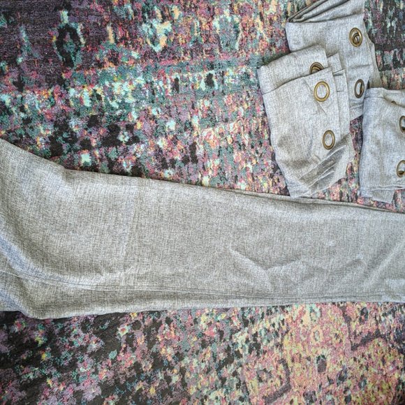 Wayfair "Dusty Blue" Woven Sheer Curtain Panel (4) - Picture 5 of 6